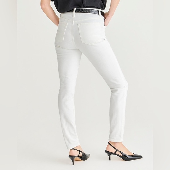 J.Crew Tall Classic White High Rise Toothpick Skinny Jeans Capsule Preppy Sz 28T - Picture 5 of 15